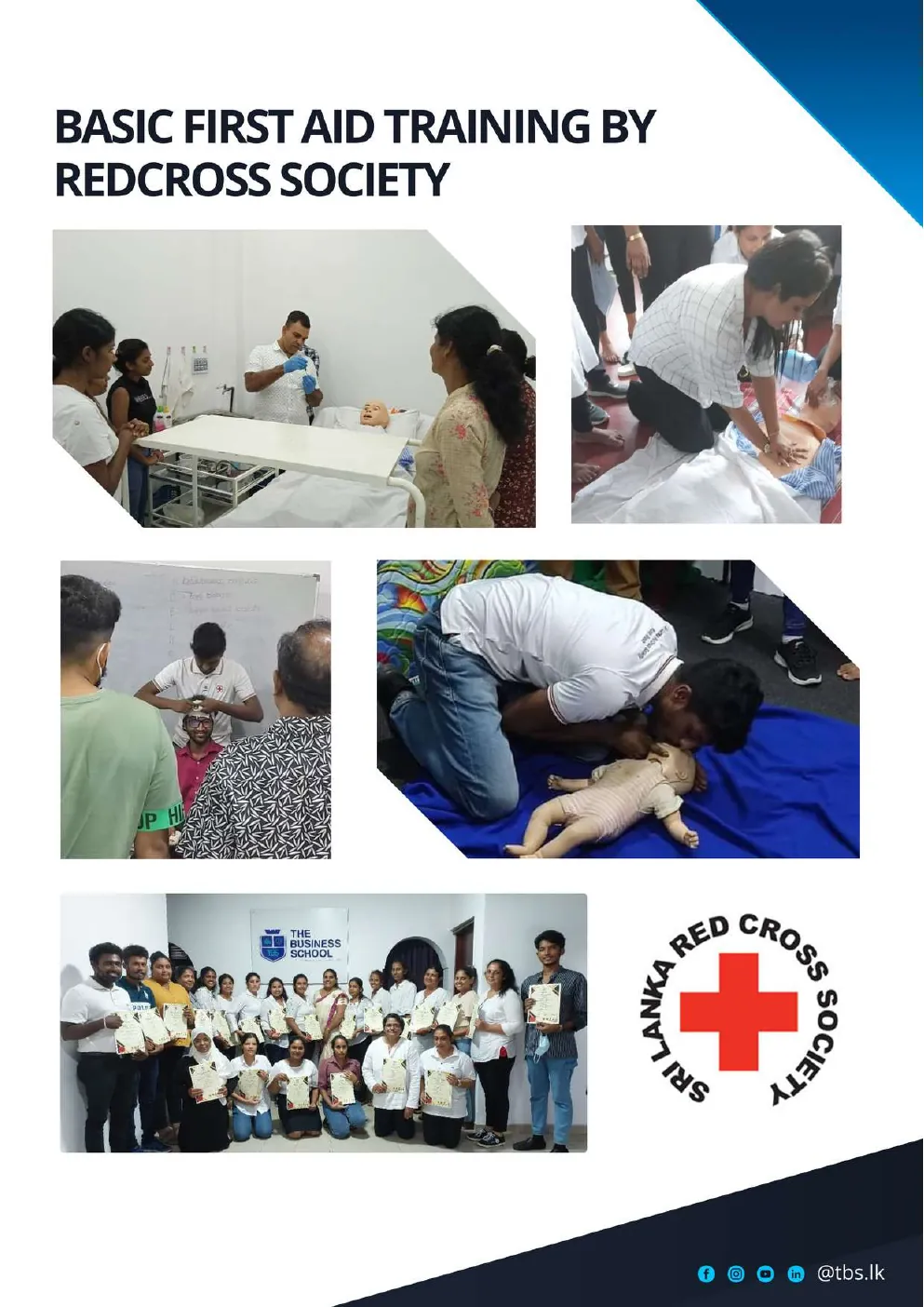 Basic First Aid Training with the Sri Lanka Red Cross Society